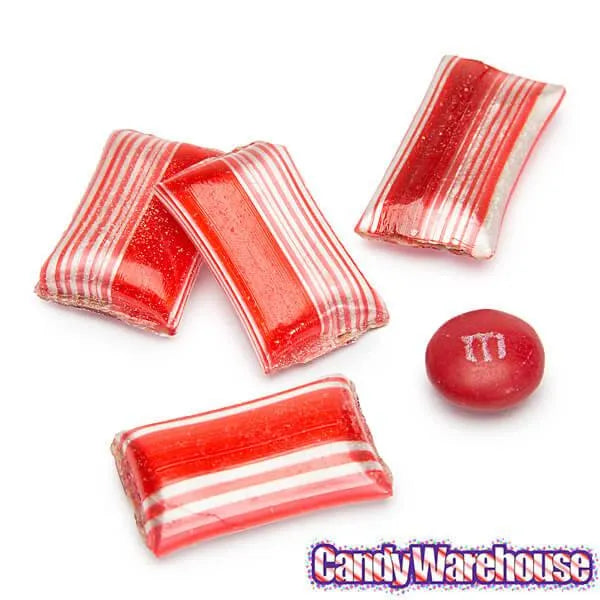 Peppermint Snaps Hard Candy with Chocolate Filling: 5-Ounce Bag