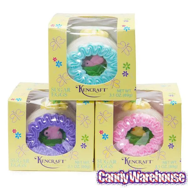 Petite Panoramic 3-Ounce Sugar Eggs Gift Boxes: 3-Piece Set