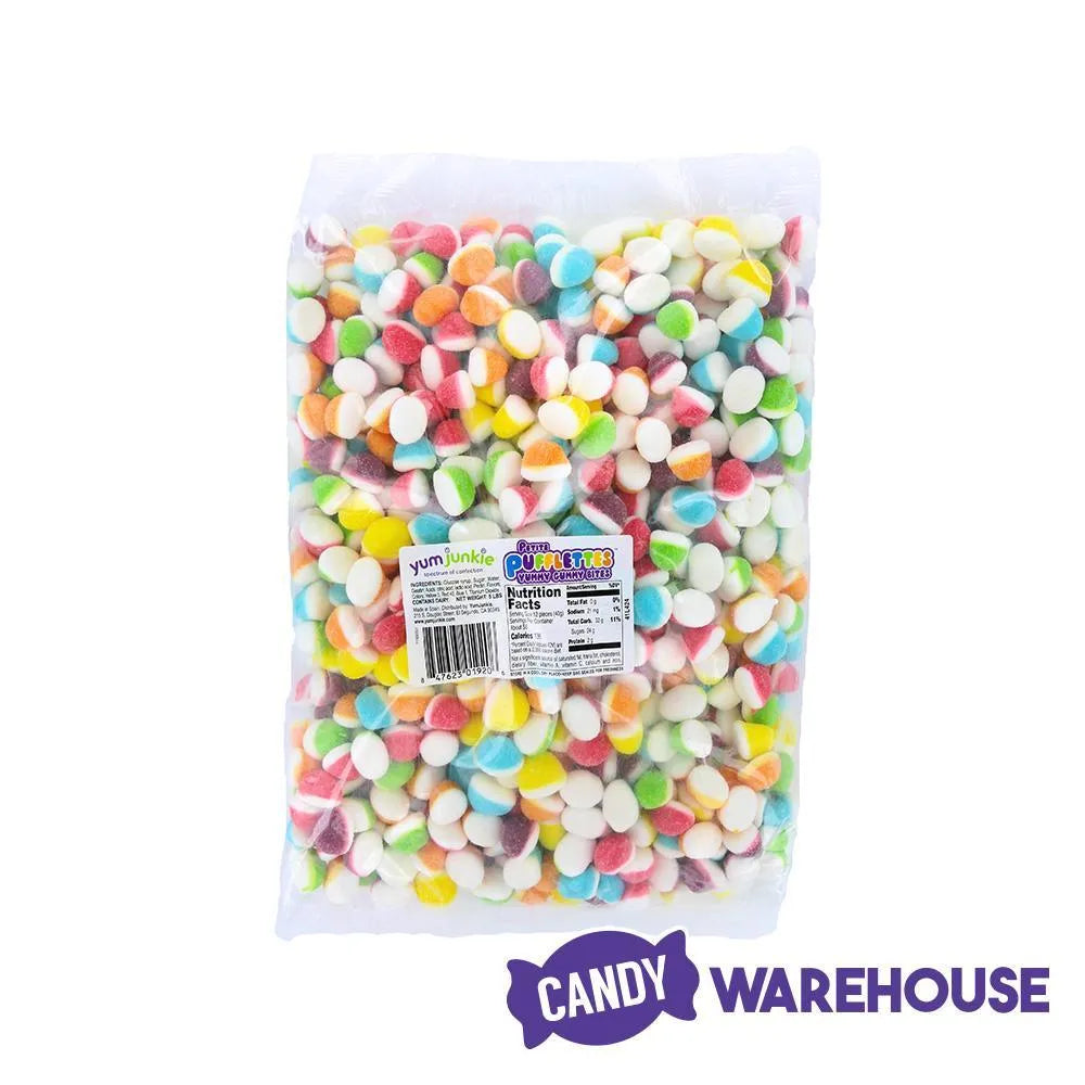 Petite Pufflettes Gummy Bites - Assorted: 5LB Bag