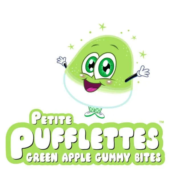 Petite Pufflettes Gummy Bites - Green Apple: 16-Ounce Bag