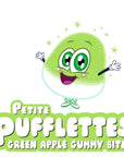 Petite Pufflettes Gummy Bites - Green Apple: 5LB Bag