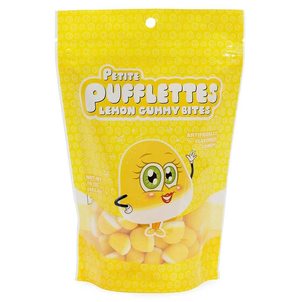 Petite Pufflettes Gummy Bites - Lemon: 16-Ounce Bag