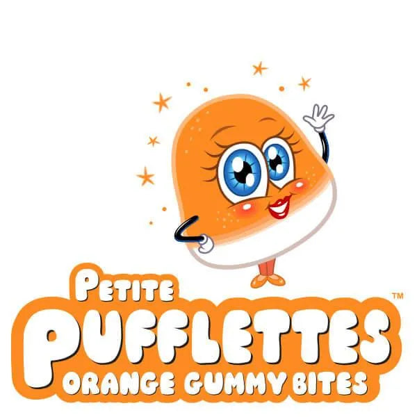 Petite Pufflettes Gummy Bites - Orange: 16-Ounce Bag