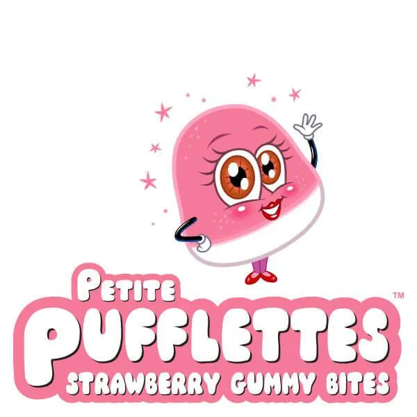 Petite Pufflettes Gummy Bites - Strawberry: 16-Ounce Bag