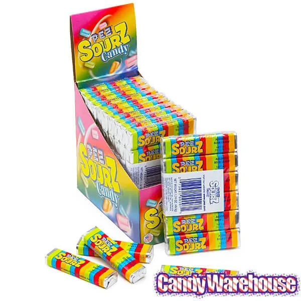 PEZ SourZ Candy Refills 6-Packs: 12-Piece Box