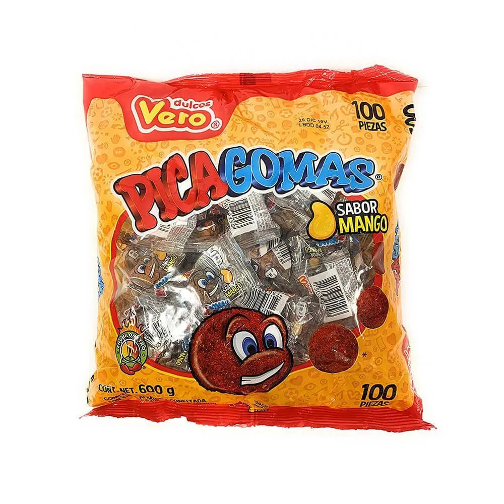 Pica Gomas Mango Candy: 100-Piece Bag