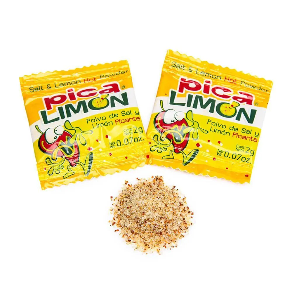 Pica Limon Salt & Lemon Spicy Powder Packs: 100-Piece Bag