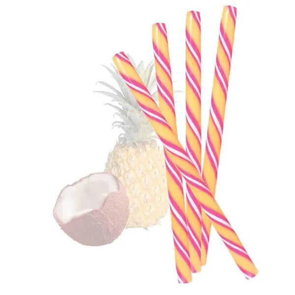 Pina Colada Hard Candy Sticks: 100-Piece Box