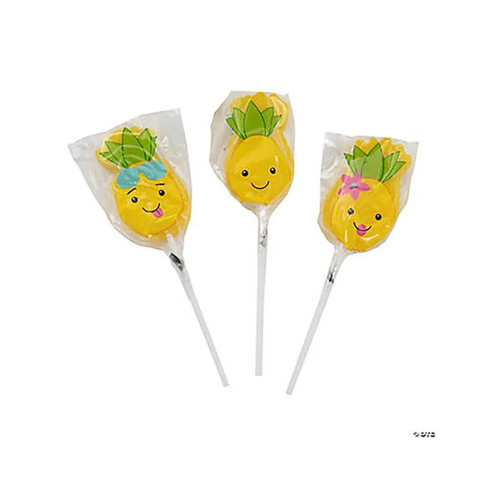 Pineapple Lollipops: 12-Piece Box