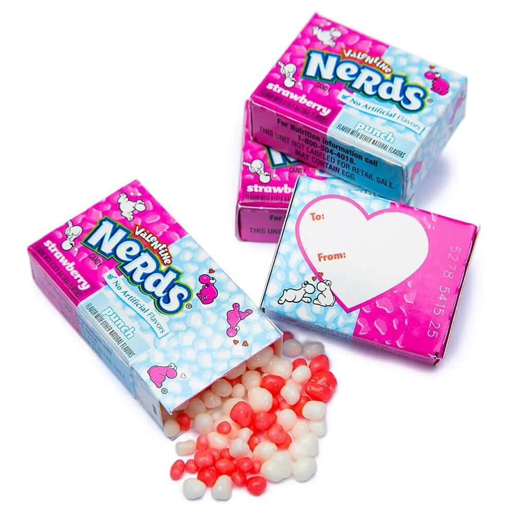 Pink & White Nerds Candy Packs: 36-Piece Bag