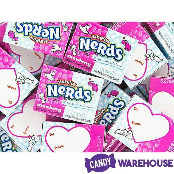 Pink & White Nerds Candy Packs: 36-Piece Bag