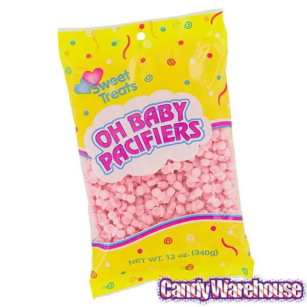 Pink Baby Pacifiers Candy: 12-Ounce Bag