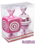 Pink Large Candy Ornaments - 8 Inch: 2-Piece Box