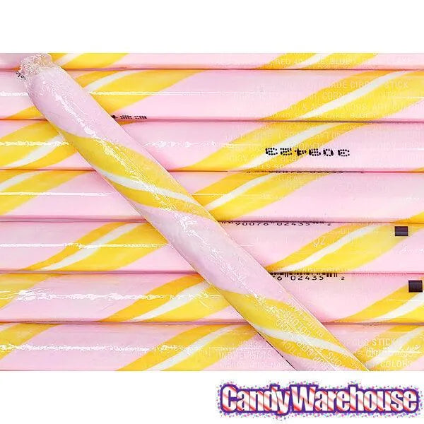 Pink Lemonade Hard Candy Sticks: 100-Piece Box