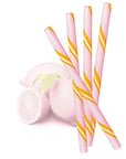 Pink Lemonade Hard Candy Sticks: 100-Piece Box