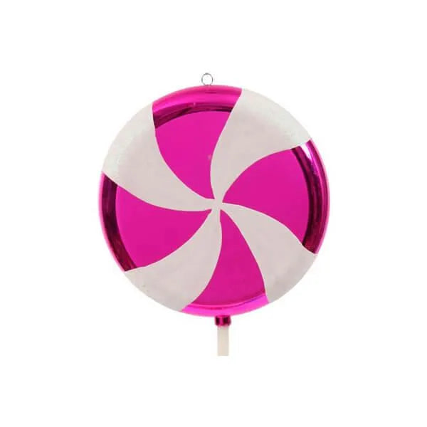 Pink Swirl Plastic Candy Lollipop - 24 Inch