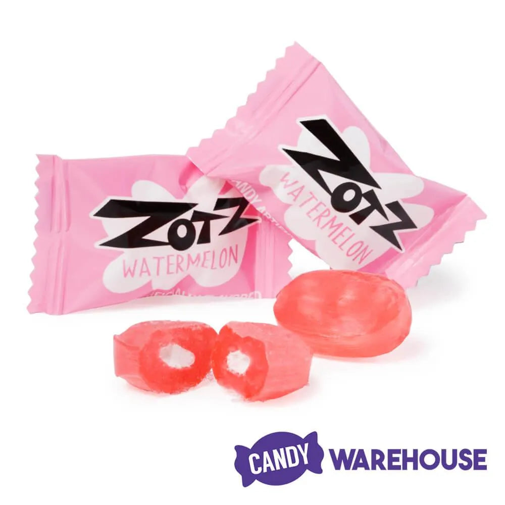 Pink Watermelon Zotz Sour Fizz Candy: 6LB Case