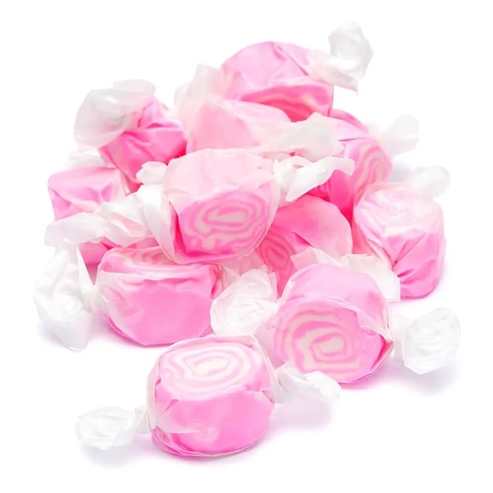 Pink with White Swirls Taffy: 3LB Bag