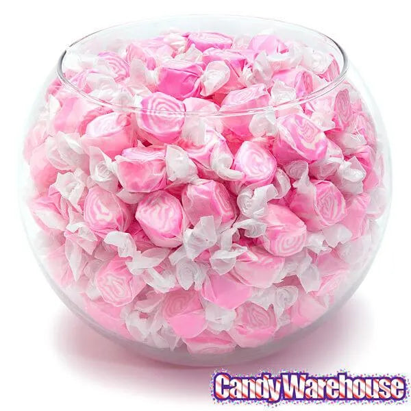 Pink with White Swirls Taffy: 3LB Bag