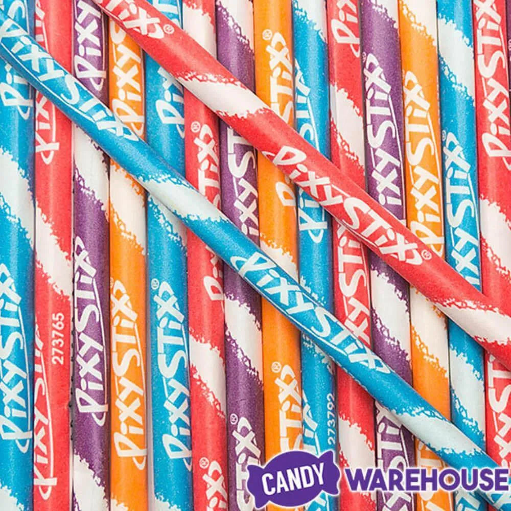 Pixy Stix Candy Powder Straws: 100-Piece Bag