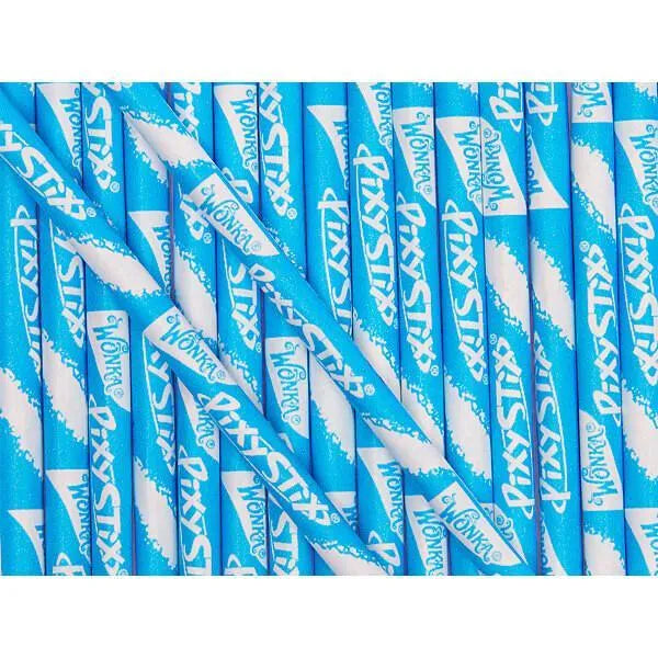 Pixy Stix Candy Powder Straws - Blue: 50-Piece Bag