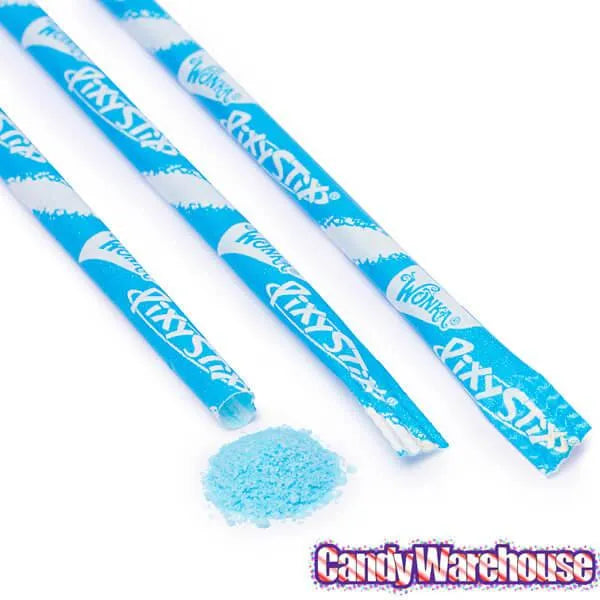 Pixy Stix Candy Powder Straws - Blue: 50-Piece Bag