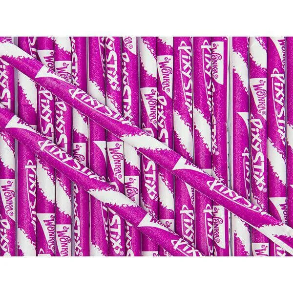 Pixy Stix Candy Powder Straws - Purple: 50-Piece Bag