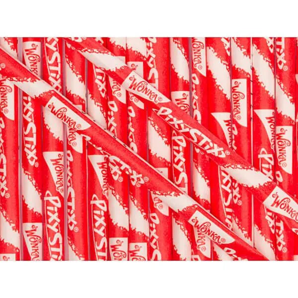 Pixy Stix Candy Powder Straws - Red: 50-Piece Bag