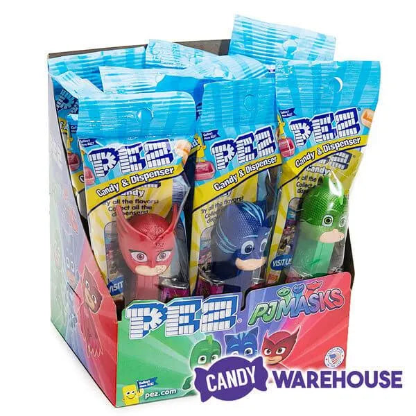 PJ Masks PEZ Candy Packs: 12-Piece Display