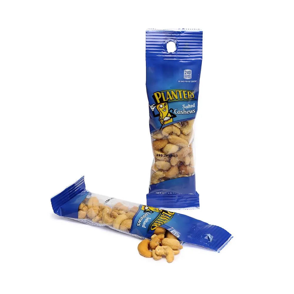 Planters Salted Cashews 1.5-Ounce Bags: 18-Piece Box