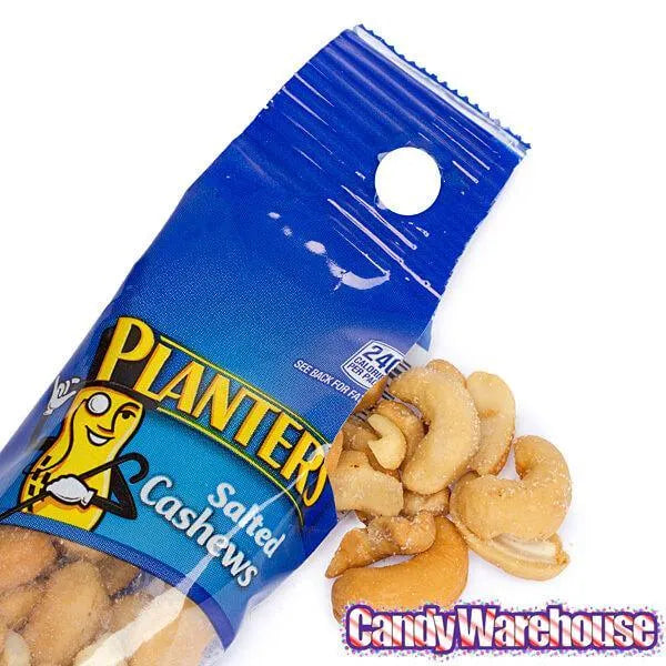 Planters Salted Cashews 1.5-Ounce Bags: 18-Piece Box