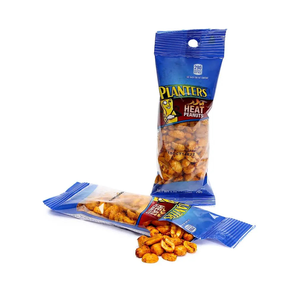 Planters Spicy Heat Peanuts 1.75-Ounce Bags: 18-Piece Box