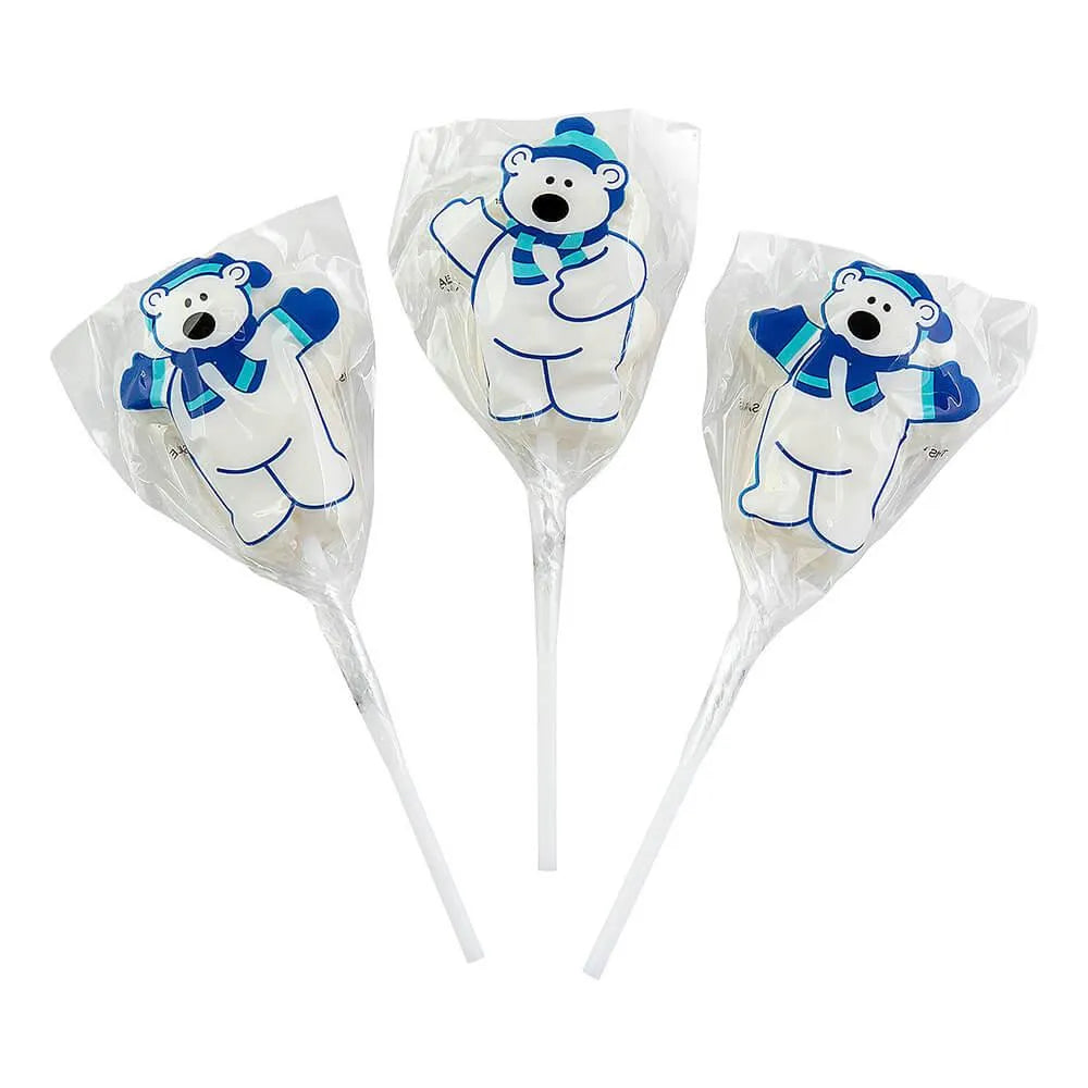 Polar Bear Lollipops: 12-Piece Box