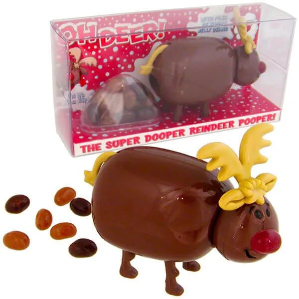 Pooping Reindeer Jelly Bean Dispenser