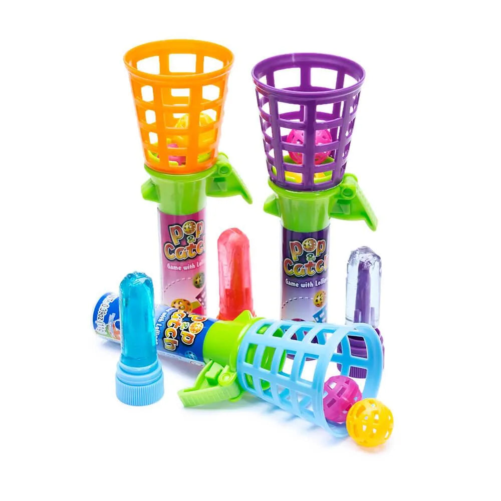 Pop & Catch Game with Lollipop: 12-Piece Box