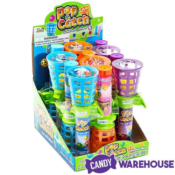 Pop & Catch Game with Lollipop: 12-Piece Box