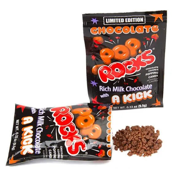 Pop Rocks Candy Packs - Chocolate: 24-Piece Box