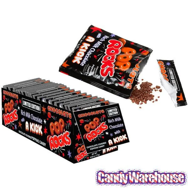 Pop Rocks Candy Packs - Chocolate: 24-Piece Box