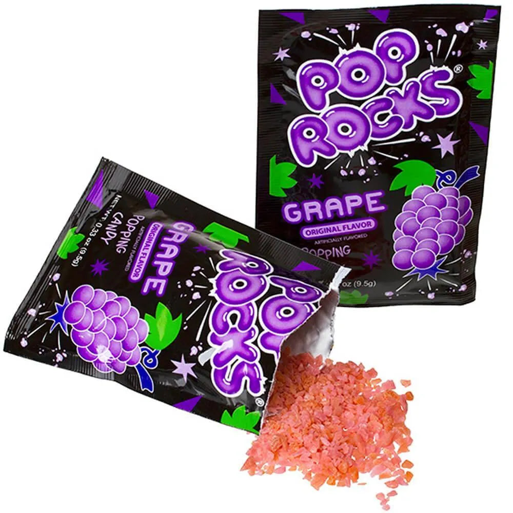 Pop Rocks Candy Packs - Grape: 24-Piece Box