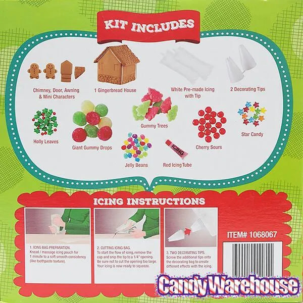 Pre-Built Gingerbread House Kit Gift Box