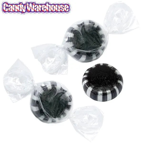 Primrose Black Licorice Starlight Mints Candy: 5LB Bag