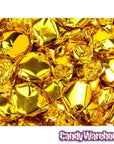 Primrose Metallic Foiled Hard Candy Buttons - Gold: 5LB Bag