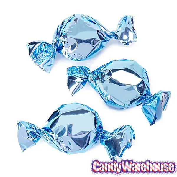 Primrose Metallic Foiled Hard Candy Buttons - Light Blue: 5LB Bag