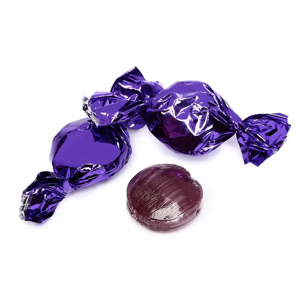 Primrose Metallic Foiled Hard Candy Buttons - Purple: 5LB Bag