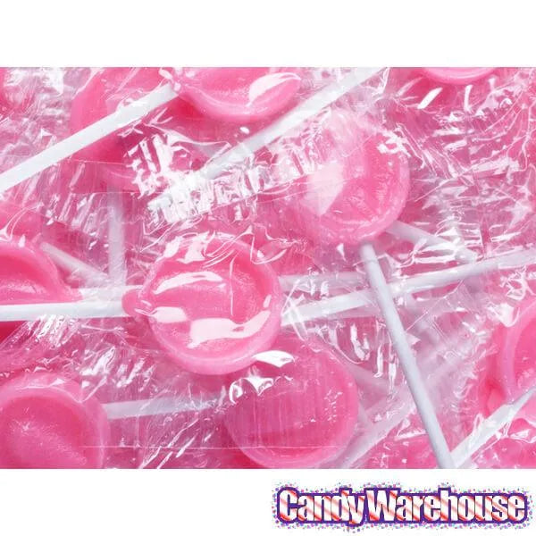 Primrose Pink Tutti Fruitti Lollipops: 5LB Bag