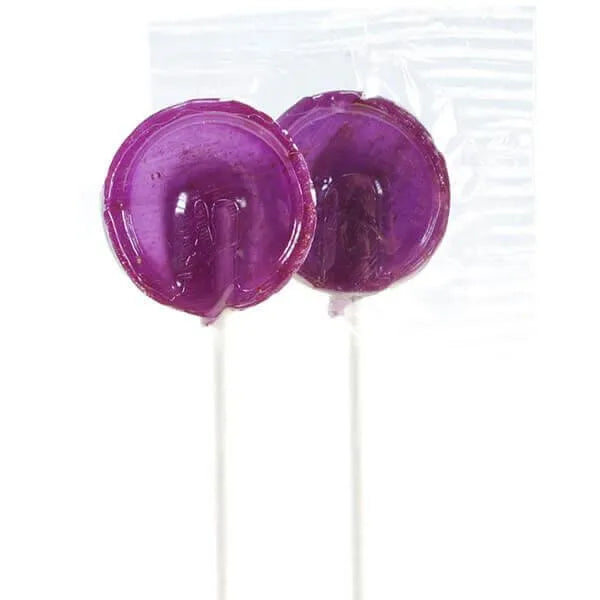 Primrose Purple Grape Lollipops: 5LB Bag