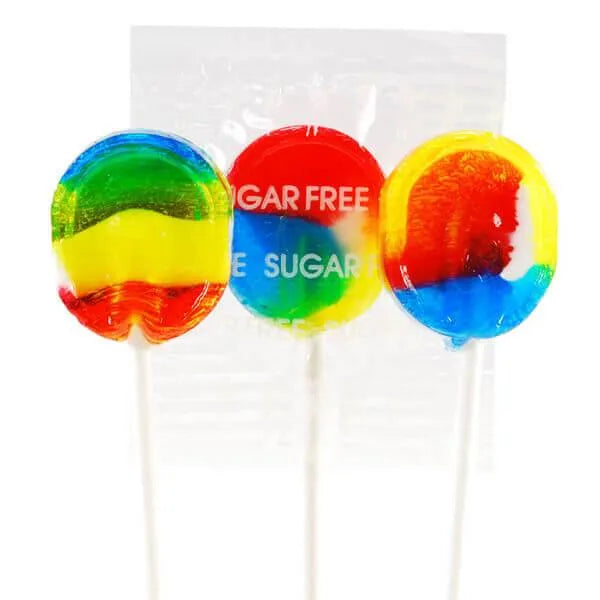 Primrose Sugar Free Rainbow Lollipops: 2LB Bag