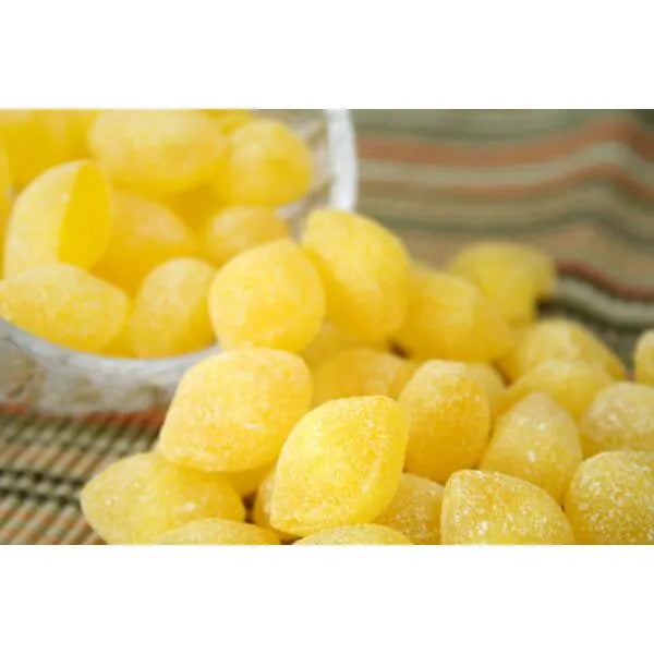 Primrose Sugar Sanded Sour Lemon Drops Candy: 5LB Bag