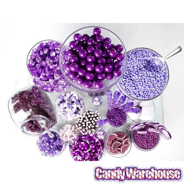 Primrose Tiny Candy Hearts - Lavender: 5LB Bag