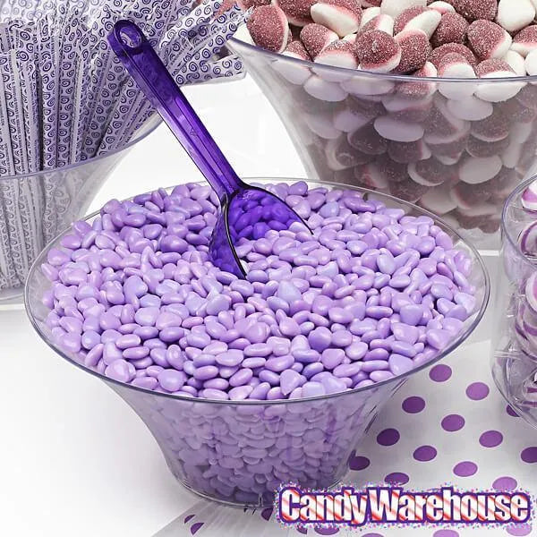 Primrose Tiny Candy Hearts - Lavender: 5LB Bag